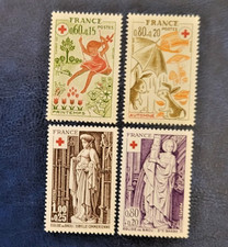 1975 1976 FRANCE CROIX ROUGE 4T 1860 1861 1910 1911 NEUFS SANS TRACE