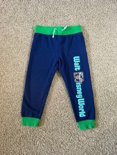 Disney Parks Walt Disney World Joggers Kids XS Blue Sweatpants