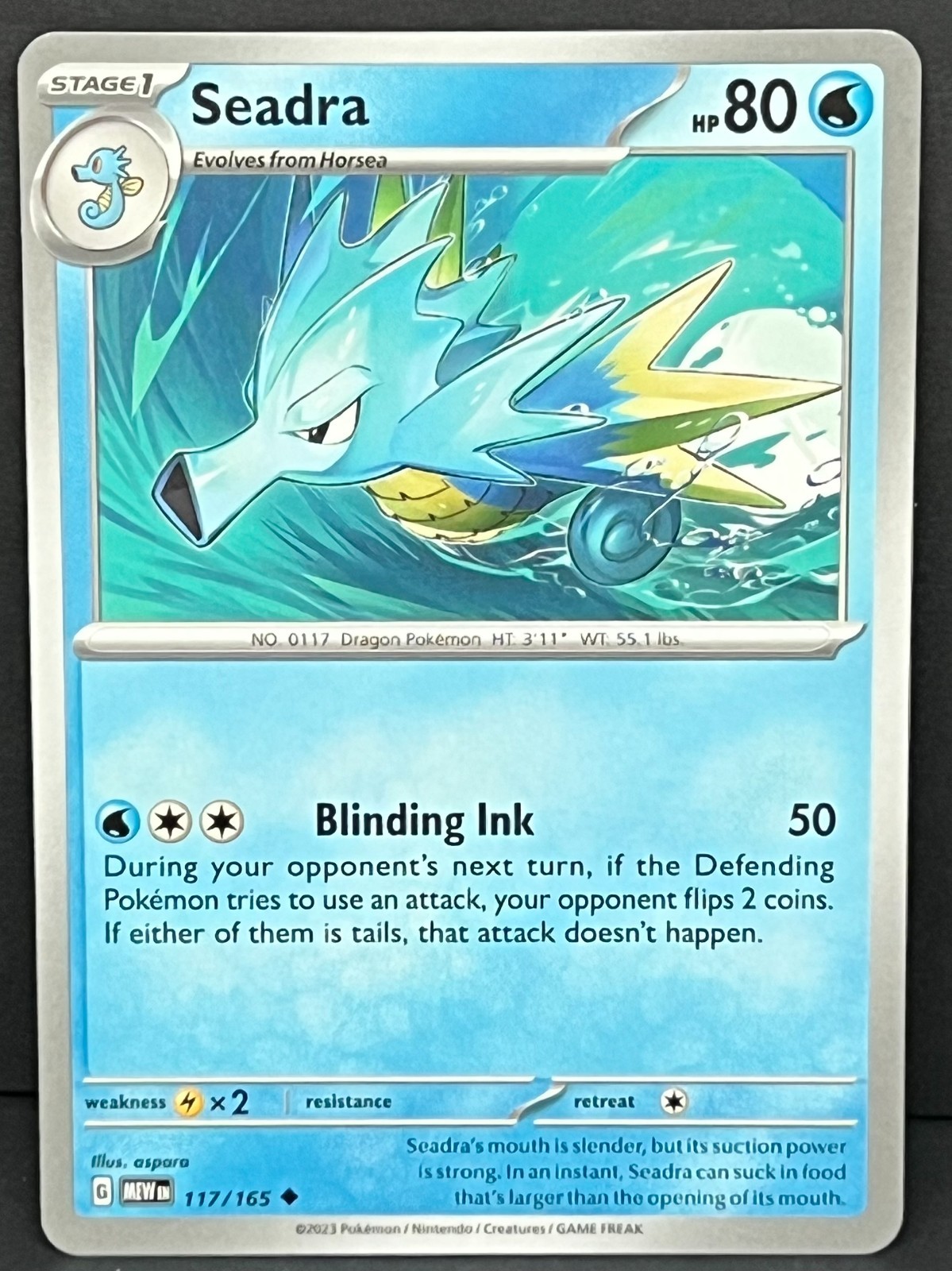 Seadra 117/165 Sv: Scarlet & Violet 151 Regular