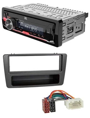 JBL AUX USB Bluetooth MP3 Autoradio für Honda Civic 01-03 man. Klima anthrazit - Bild 1 von 4