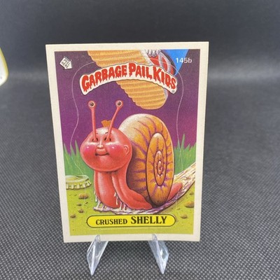 1986 Garbage Pail Kids Series 4 Crushed Shelly 145b GBK