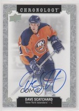 2018 Upper Deck Chronology Franchise History Dave Scatchard #FH-NYI-SC Auto ty3