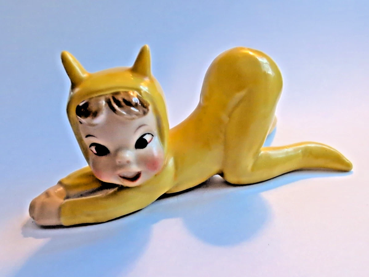 Yellow Ceramic Collectible 1950-1959 Time Period Manufactured