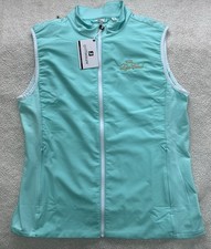 Footjoy Full Zip Golf Vest Womens Aqua Large New 30622 - The Dye Club - $130