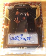 Patton Oswalt as Remy 2025 Topps Pixar Gold Turning Red Etch Autograph (#d 1/99)
