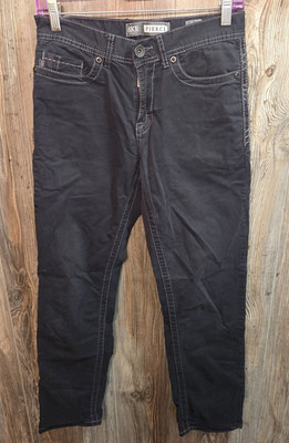 BKE Casuals ''Pierce'' Straight Leg Pants Men 28S (28x29) Charcoal Black Buckle