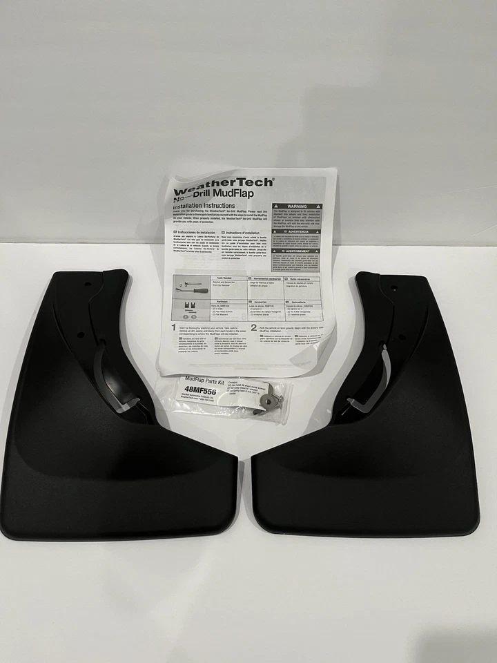 NUEVO guardabarros trasero sin taladro WeatherTech 120058 para Jeep Grand Cherokee 2011-19 Foto 3 de 4