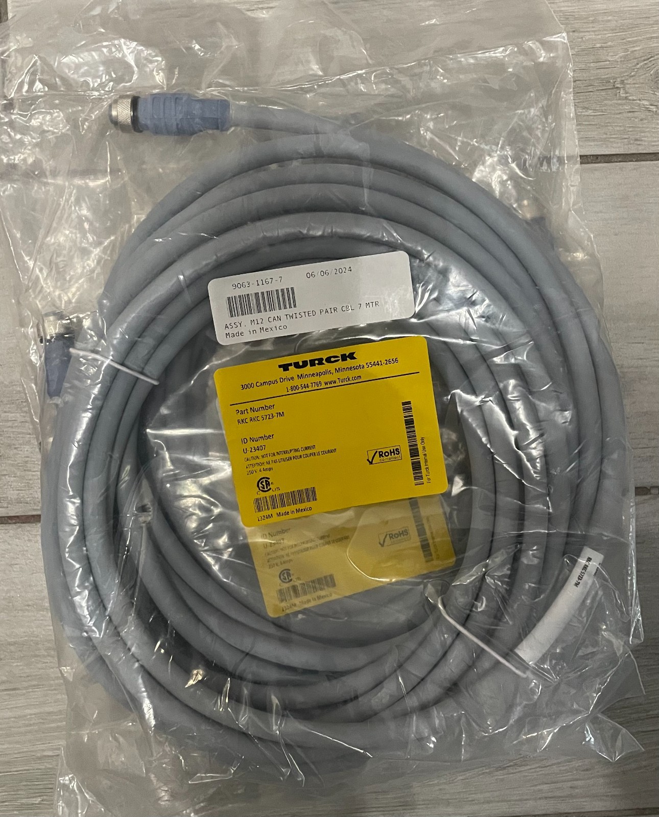 Turck RKC RKC 5723-7M, 9063-1167-7