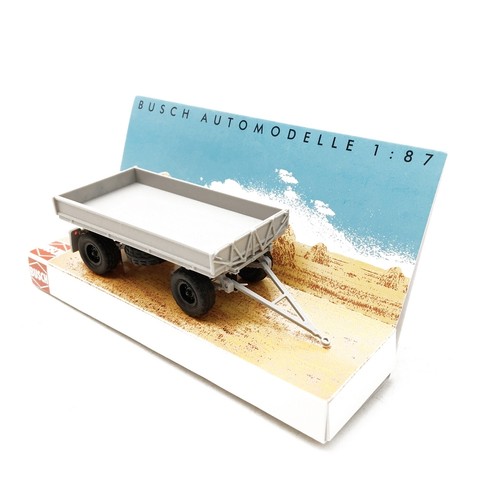 Remorque HW60 - HO 1/87 - BUSCH 53002 | Condition: Neuf