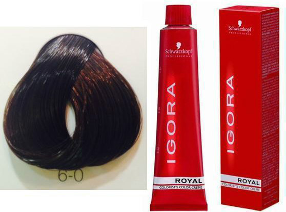 Tinte PermaNente Color Creme 6/0 Rubio OscuRo Dark Blond Igora SchwarzkopF