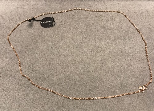 AUTHENTIC PANDORA ROSE GOLD CABLE CHAIN 