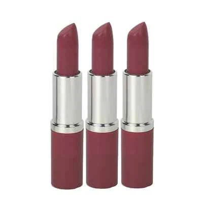 Lot of 3 Clinique Pop Lip Color + Primer Lipstick 14 Plum Pop Full Size NWOB