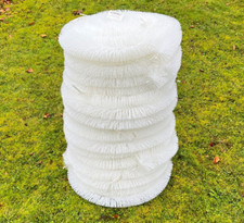 60m White Gutter Brush Leaf & Moss Guard - Gutter Protection