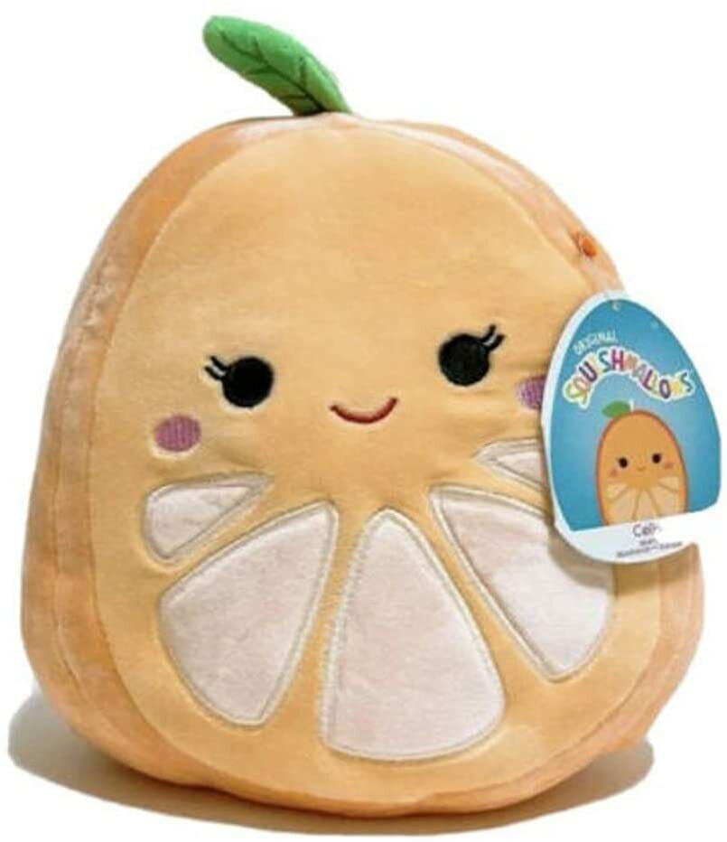 Squishmallows Kellytoy Official Citrus Fruit 5 inch Celia The Or