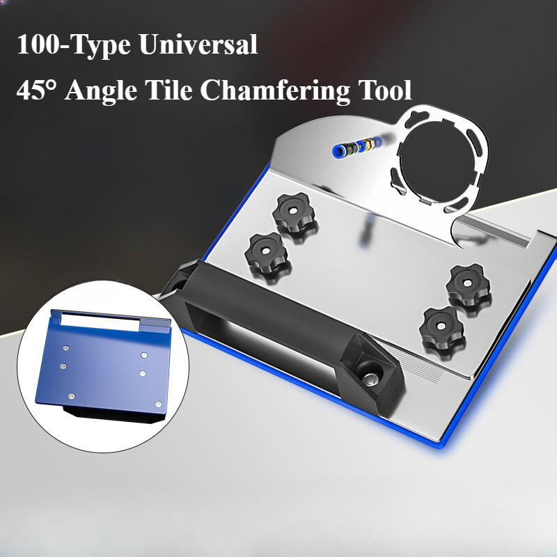 100 Type Angle Grinder Stand Holder Ceramic Tile 45° Chamfer Chamfering Cutting