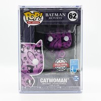 Funko Pop Catwoman Art Series 62 Batman Returns Special Edition In Hard Case