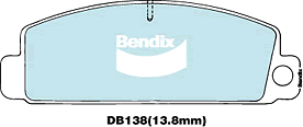 Bendix Front Brake Pads for Mazda 929 LA, LA4M 2.0L MA,M Petrol 1979-1982 - Picture 1 of 1