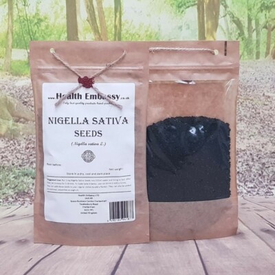 Nigella Sativa Samen - Schwarzkümmel - Health Embassy 100% natürliche Samen