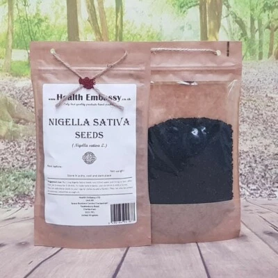 Nigella Sativa Seeds - Black Seeds Cumin - Health Embassy 100% Natural Seeds