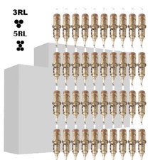 Tattoo Needles 3RL 5RL Module Set 40pcs Needle Cartridge Needle Round Liner 0.35mm
