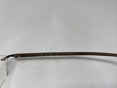 Marchon Airlock 770/33 040 50-21-140 Brown Rimless Metal  display picture 2