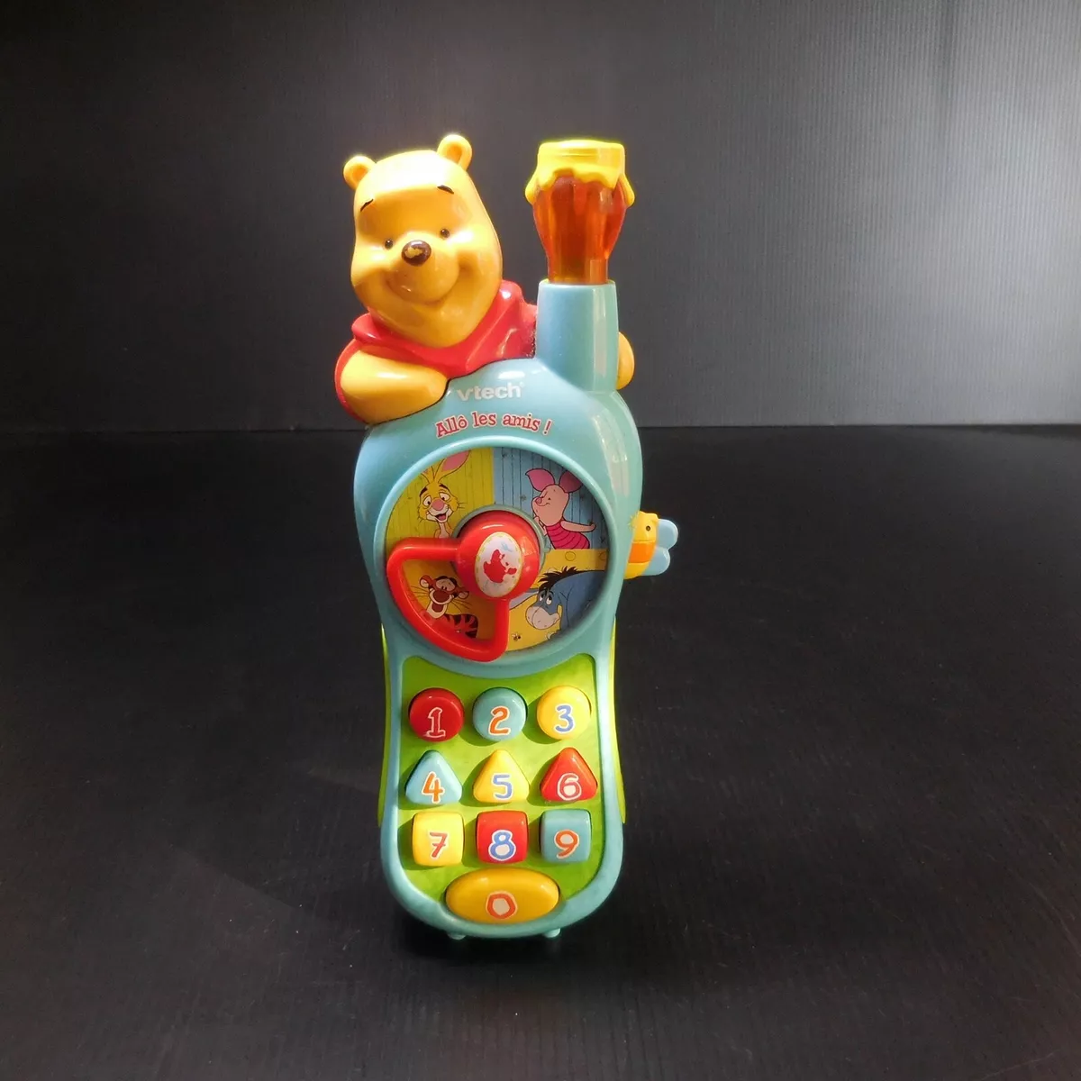 Allô les amis WINNIE ourson VTECH Disney jouet téléphone musical vocal N6054