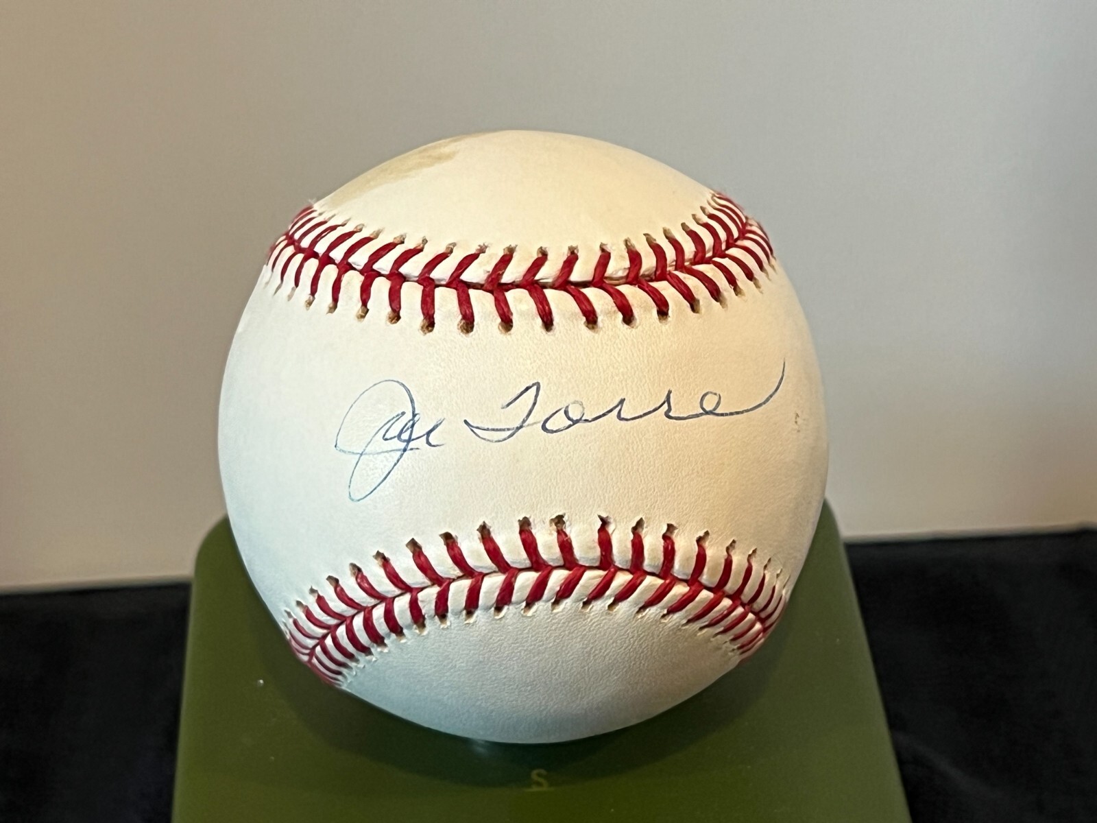 Joe Torre Autographed Signed New York Yankees , YANKEES, HOF ROML BASEBALL W/ STEINER COA 