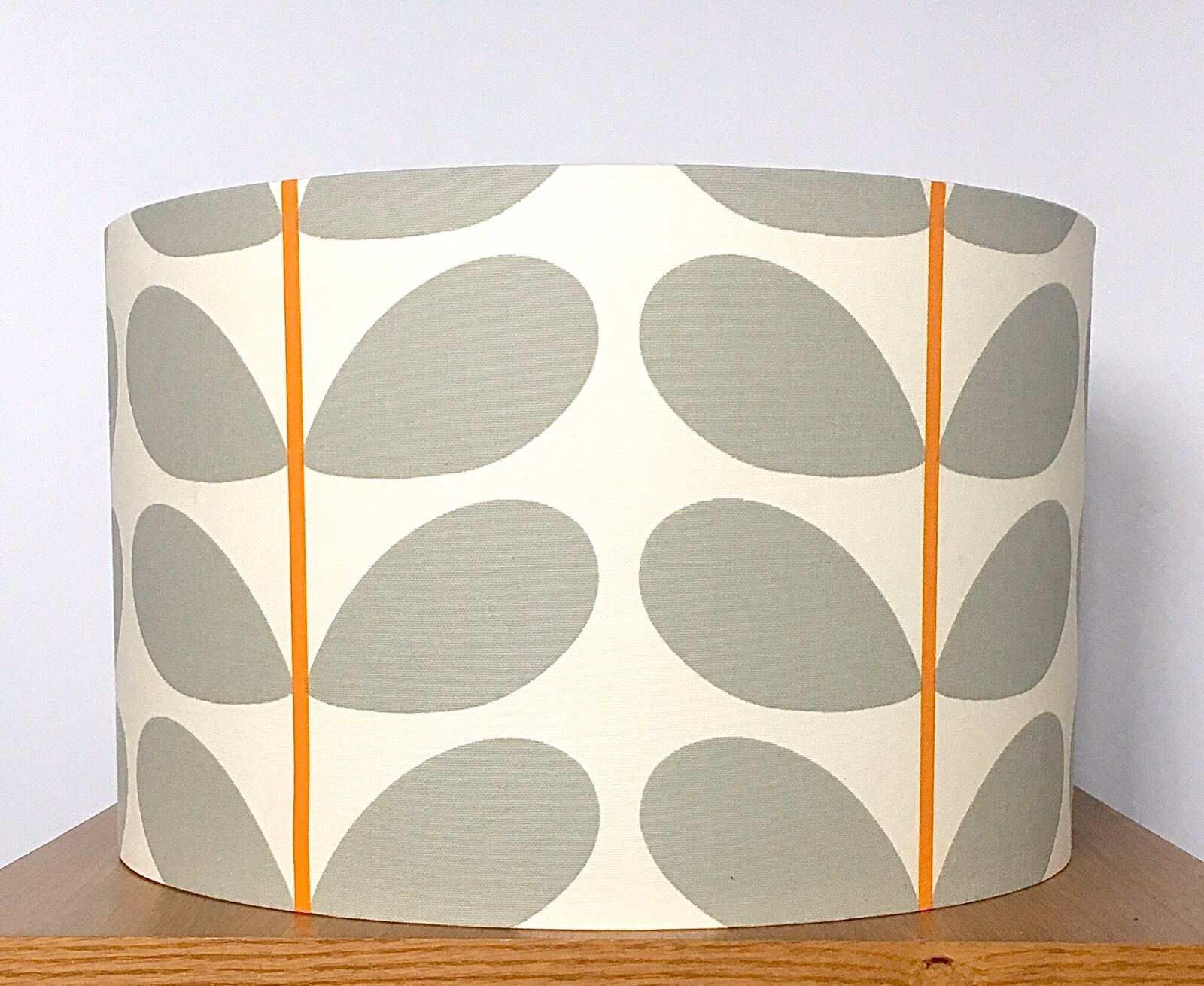Orla Kiely Lampshade Grey Cream Orange stem Ceiling Pendant Table Lamp