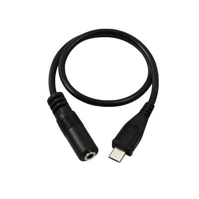 Micro USB Male to Female Audio Jack Cable Earphone Headset Adapter  Cord