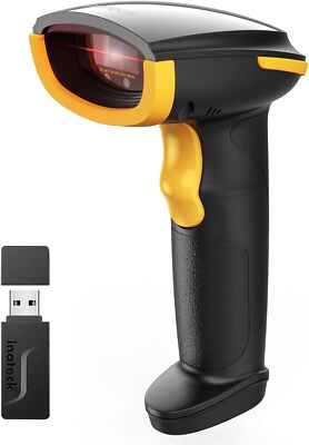 Inateck 1D Barcode Scanner KI Bluetooth Handscanner Kabellos 2000mAh App und SDK