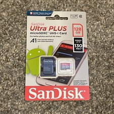 San Disk Ulta Plus MicroSDXC UHS-I Card 128 GB