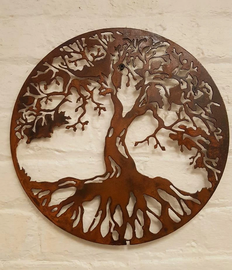 Tree of life metal sign  Tree of life wall decor Tree of life Wall art - Image 3 of 4