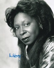 WHOOPI GOLDBERG signed Autogramm 20x25cm GHOST in Person autograph COA