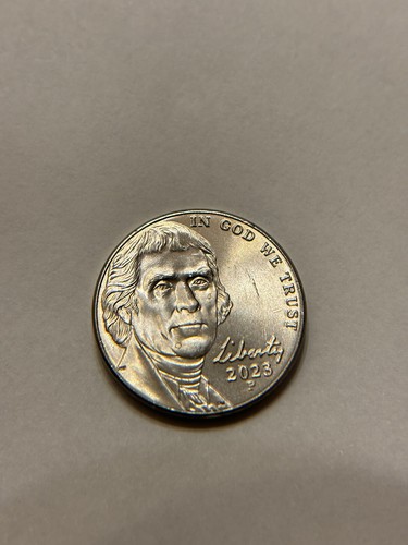 Jefferson Nickel Big Warts On Face Cud Die Planchet Break Rare Mint Error 2023 P - Picture 3 of 15