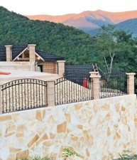 Toscana Crema Bruchplatten Polygonalplatten Bad Naturstein 85 qm inkl. Lieferung