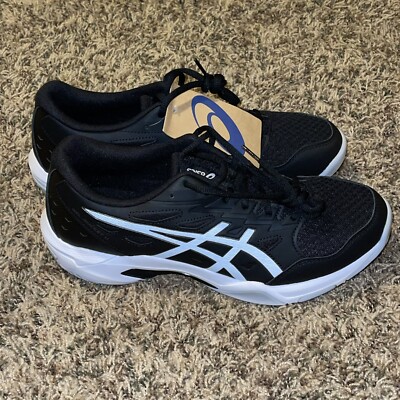 Asics Gel-Rocket 11 Athletic Shoes Mens Size Black Mesh Lace Up Low Top  New