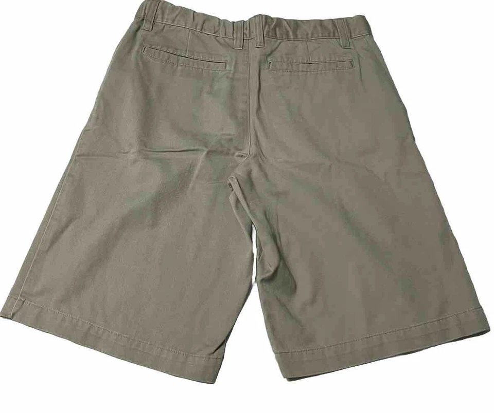 Pantalones Cortos Cherokee Caqui Beige Bermudas 100% Algodón Talla 14 Husky para Niños Foto 2 de 4