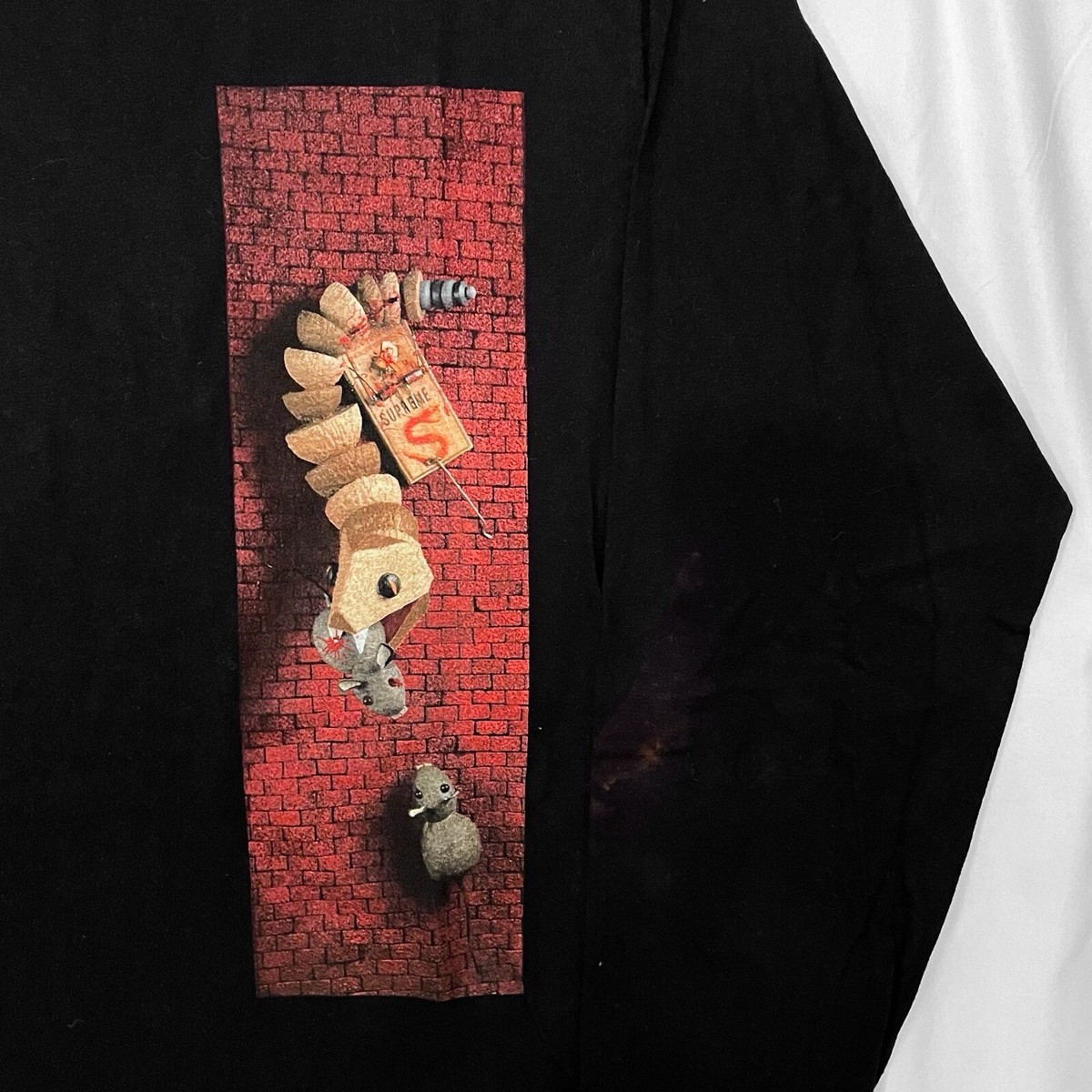 2017 Supreme Mike Hill Snake Trap LS Long Sleeve T Shirt Tee Black 