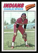 Charlie Spikes 1977 Topps #168 BASEBALL Card