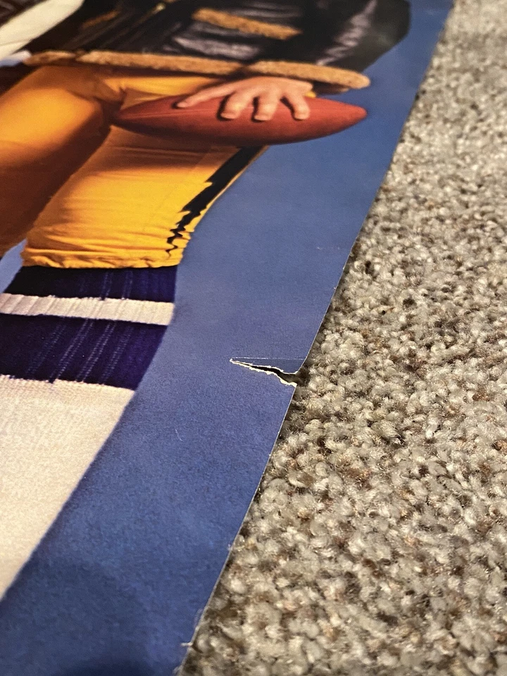 Vintage NIKE Poster BOMBS AWAY Dan Fouts San Diego Chargers - Recalled Rare - Image 2 of 4