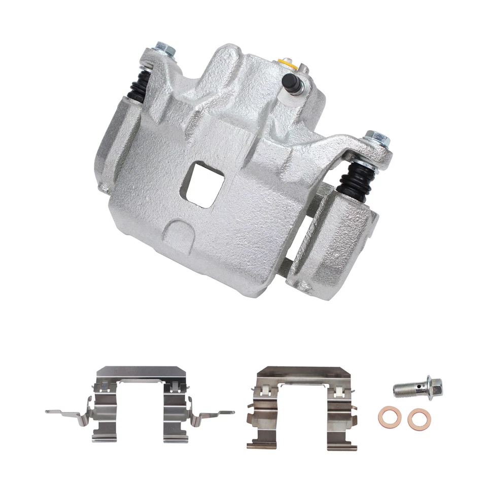 Pinça de freio a disco dianteira esquerda + pastilhas de freio para Nissan Maxima Altima Infiniti I35 - Imagem 4 de 4