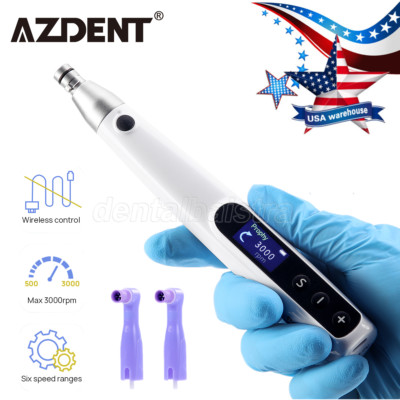 Dental Cordless Electric Hygiene Prophy Handpiece 360° Swivel  + 2 Prophy Angles