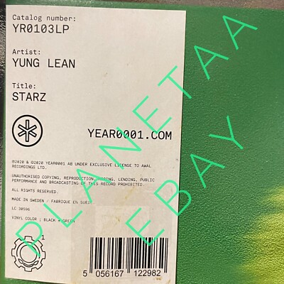 YUNG LEAN - Starz BLACK + GREEN Colored VINYL New | eBay