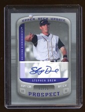 YANKEES 2005 UD STEPHEN DREW RC AUTO #D 03/25 AUTOGRAPH  MINT  HOT RC AUTO