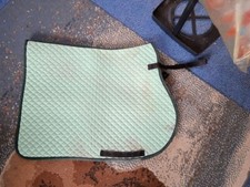 Pferde Schabracke / Satteldecke Dressur Gr. WB, minzgrün