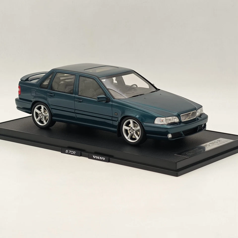 RAM Collectibles 1:18 VOLVO S70R 1998 RM-0011 Resin Model Car Limited Green - Immagine 3 di 4