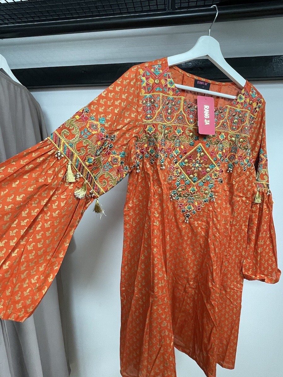 Lawn Dress Rang Ja Lawn Collection 2019 Rang Ja Embroidered Lawn