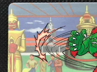 Blanka Street Fighter 2 Barcode Battler Action Card Game Japanese