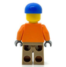 Construction Worker Lego City Minifigure 4206