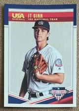 2018 Panini Stars & Stripes Longevity JT Ginn Rookie #38 USA Baseball
